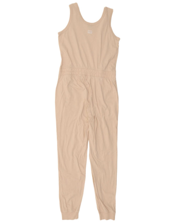 G-Star Ärmelloser Damen-Jumpsuit, UK 14, Größe L, Beige, Baumwolle