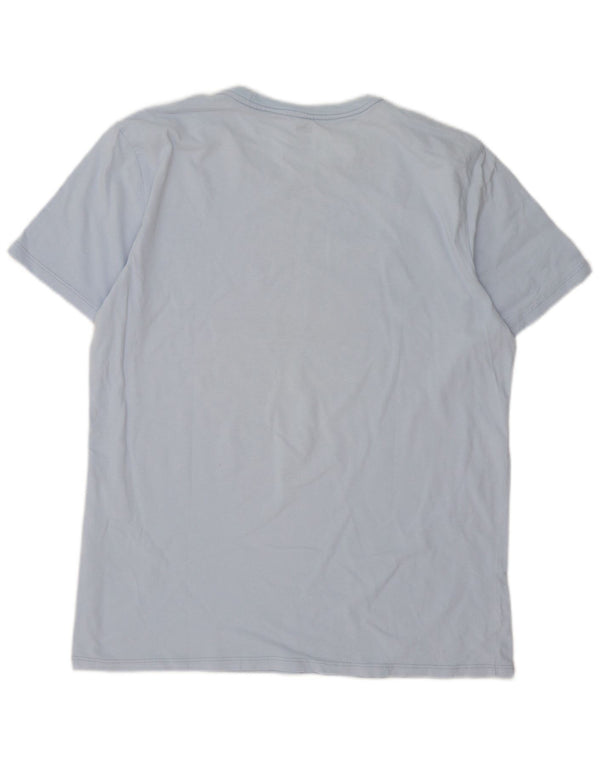 Levi's Herren-T-Shirt mit Grafik, Größe L, aus blauer Baumwolle