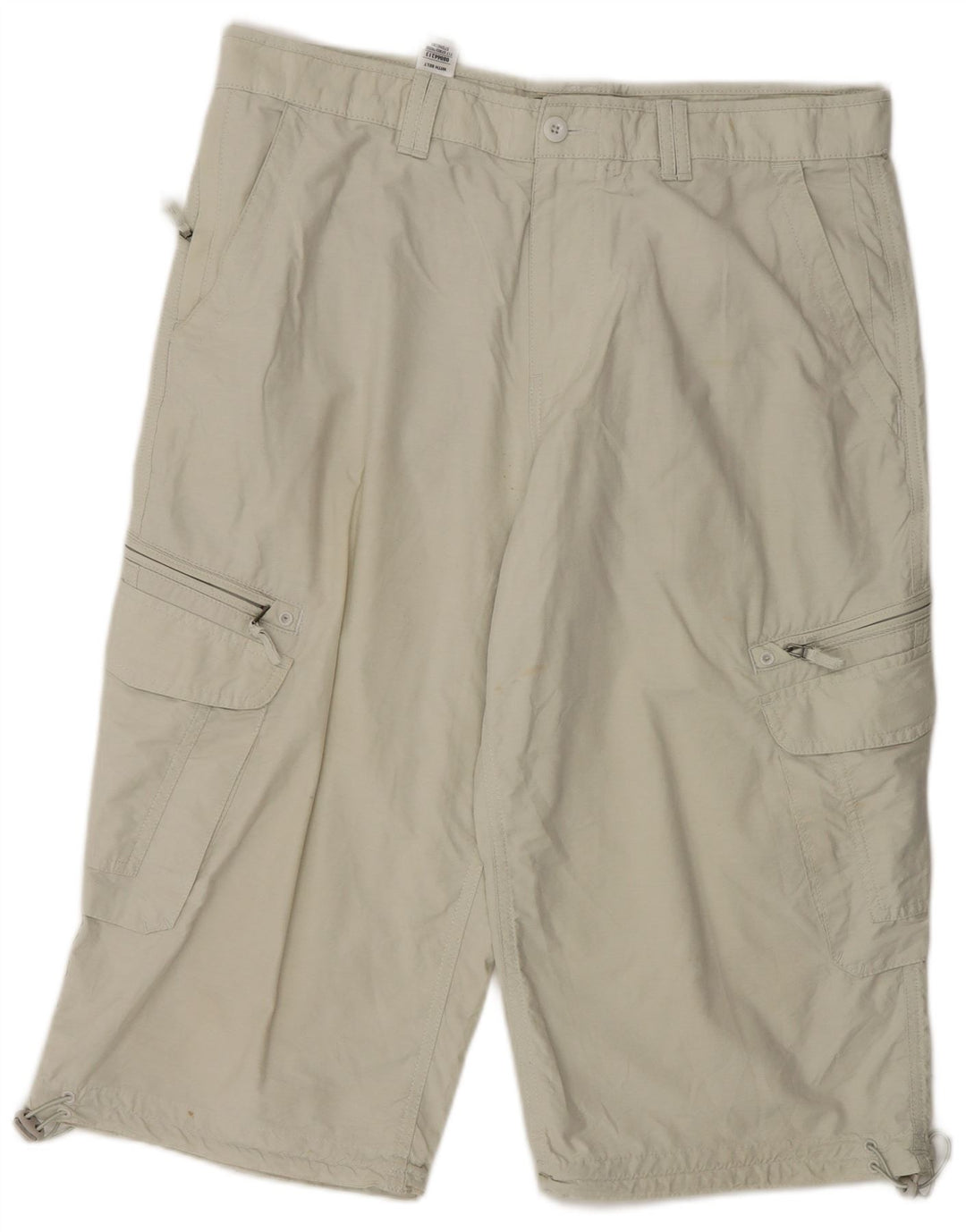 Marks & Spencer Herren Cargo-Bermudashorts W36 Large Beige Baumwolle