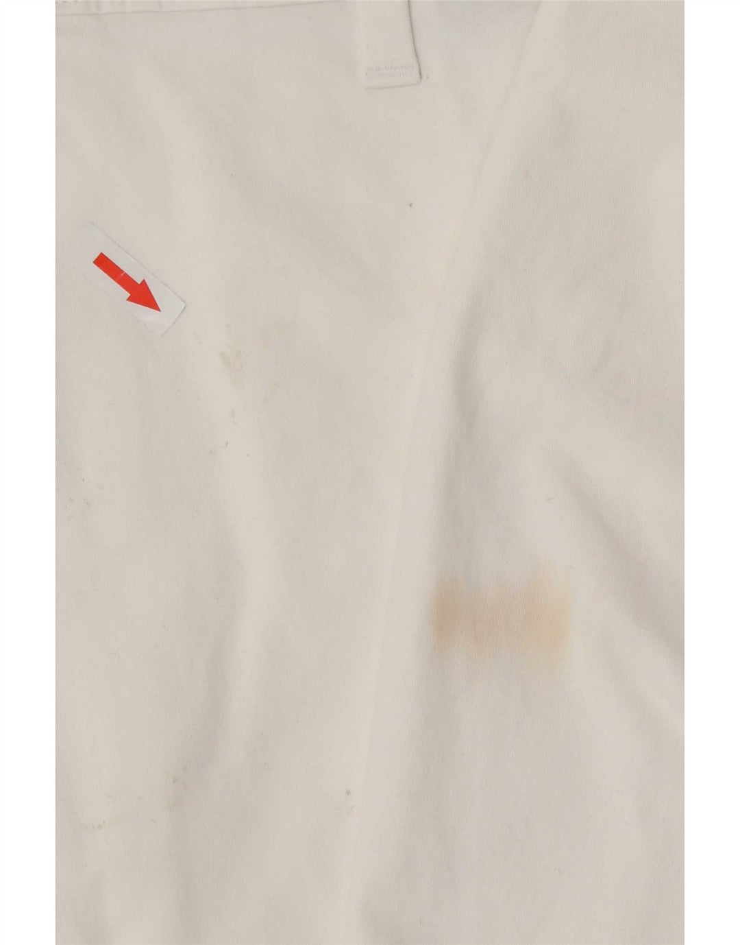 Marks & Spencer Herren-Chinoshorts, W34, Größe L, weiße Baumwolle
