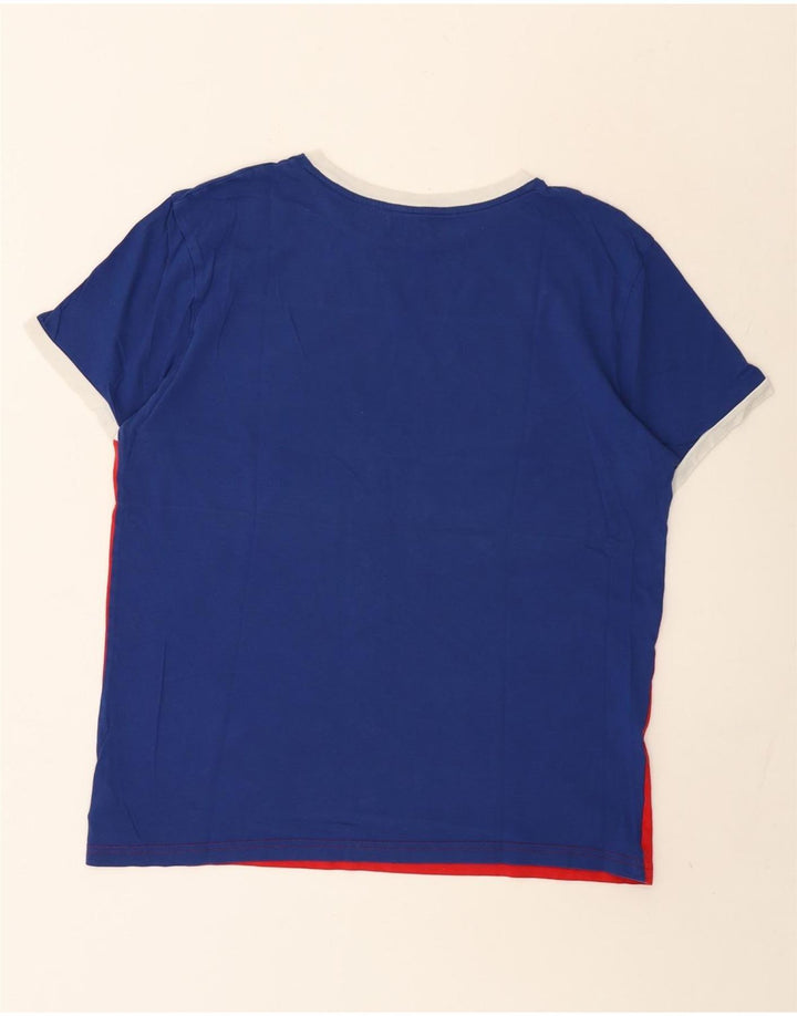 Tommy Hilfiger Herren-T-Shirt mit Grafik, groß, mehrfarbig, Farbblock