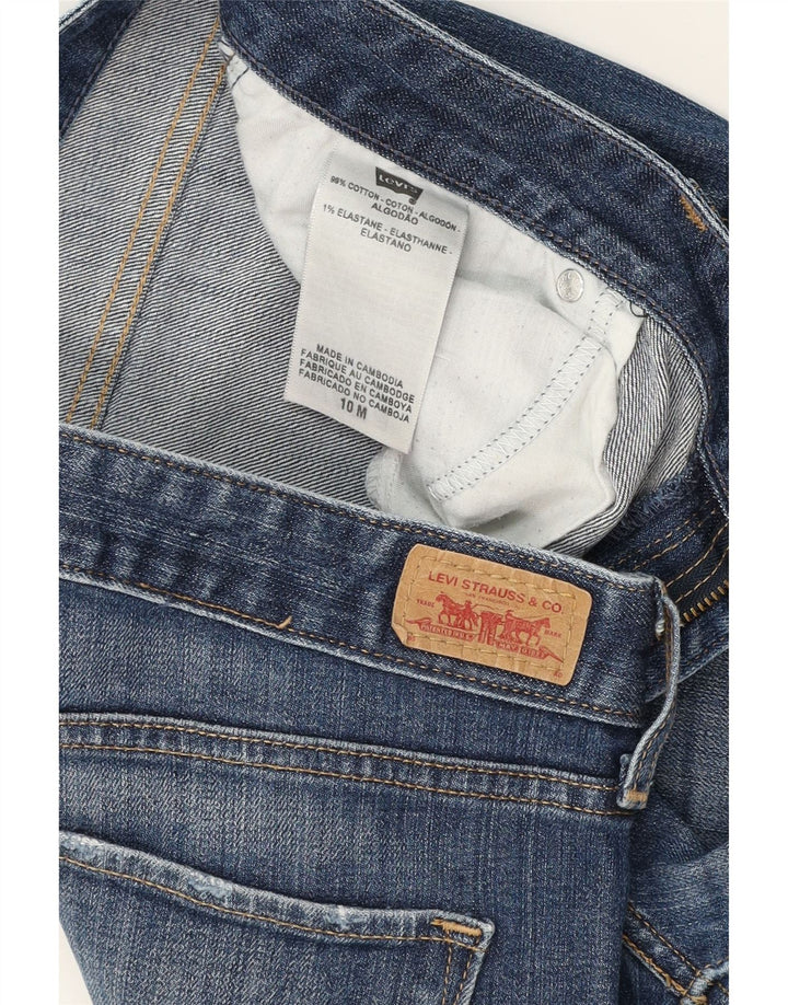 LEVI'S Womens 512 Straight Jeans US 10 Large W34 L30 Blue Cotton Vintage Levi's and Second-Hand Levi's from Messina Hembry 
