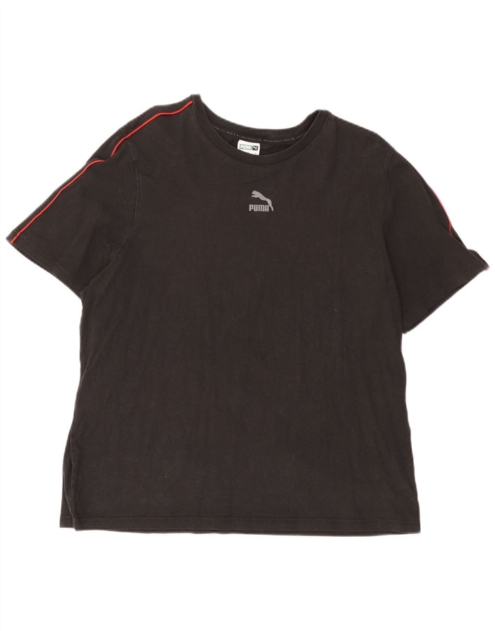 PUMA Herren T-Shirt Top XL Schwarz Baumwolle