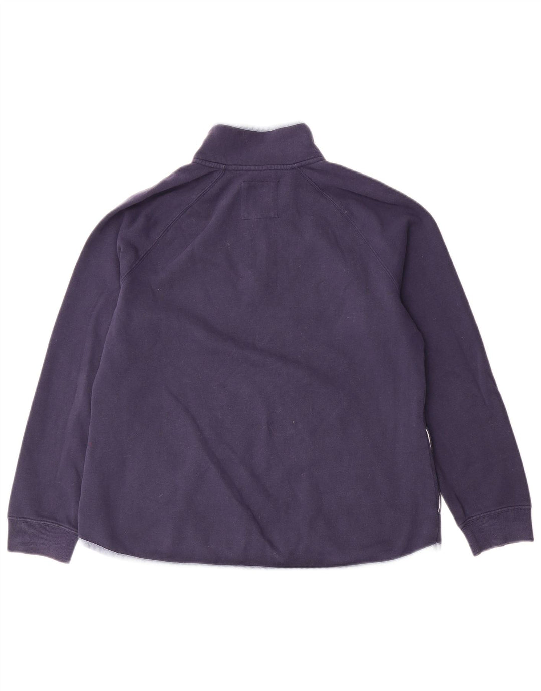 CREW CLOTHING Damen-Sweatshirt mit Reißverschluss am Hals, Gr. 14, Marineblau