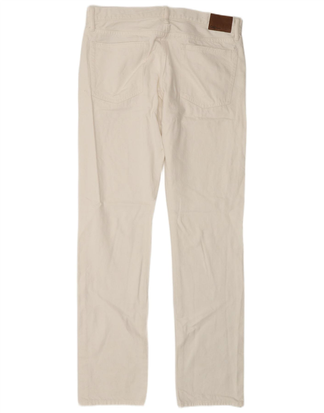 Gap Herren Slim Jeans W32 L34 Weiße Baumwolle