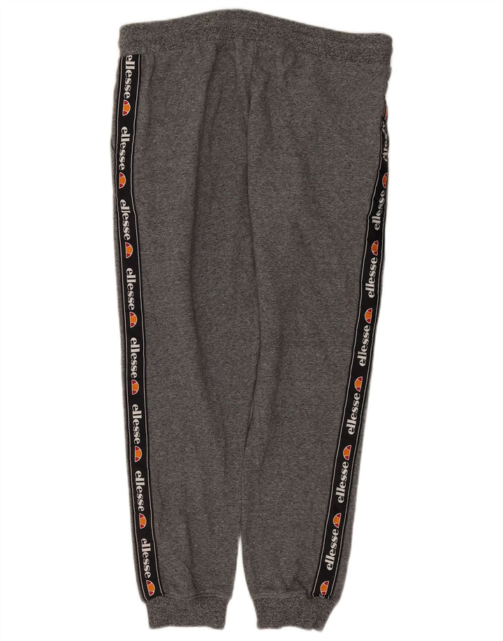 Ellesse Damen-Trainingshose, Jogginghose, UK 12, Mittelgrau, Farbblock