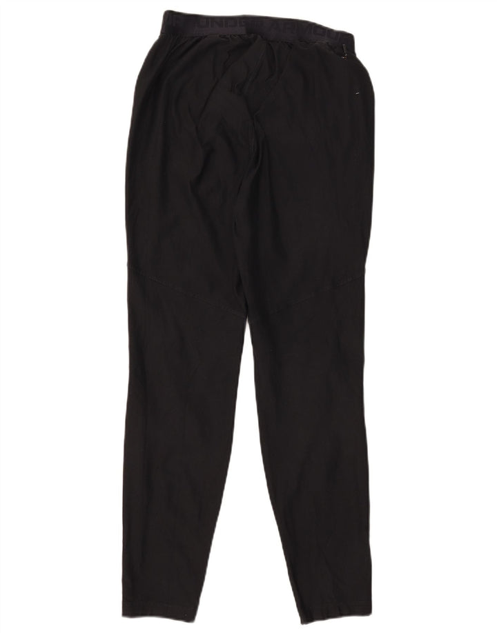 UNDER ARMOUR Grafik-Leggings für Damen, UK 10, Größe S, Schwarz, Farbblock