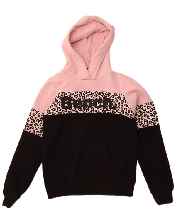 Bench Girls Graphic Hoodie Jumper 11-12 Years Multicoloured Animal Print