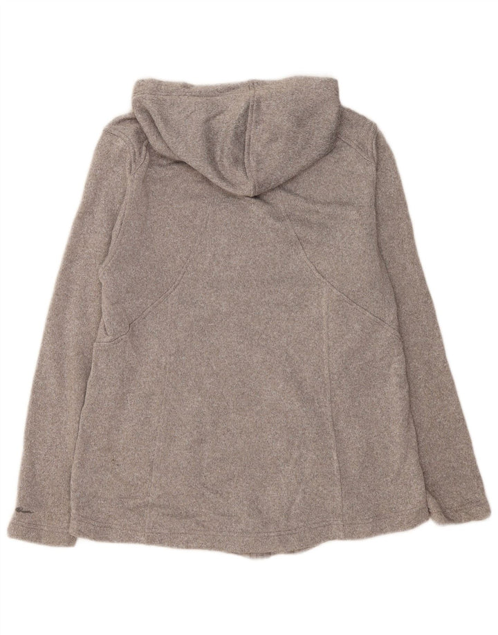 Eddie Bauer Damen Zip Hoodie Pullover UK 18 XL Grau Polyester