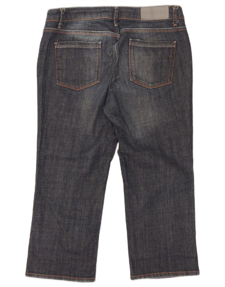 Zara Damen Capri-Jeans EU 42 Large W32 L21 Marineblaue Baumwolle