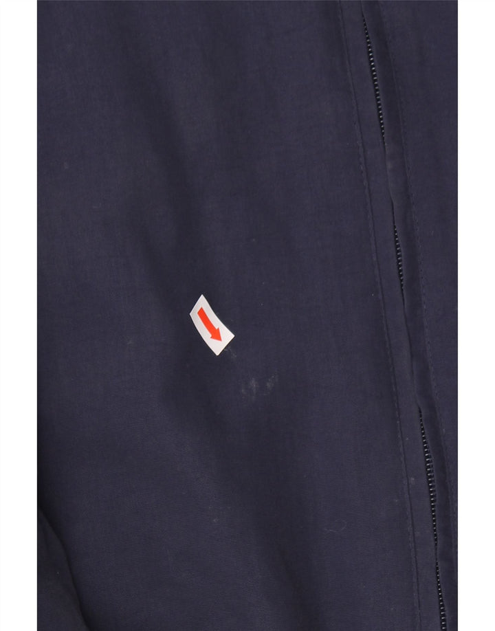 FILA Mens Bomber Jacket UK 44 2XL Navy Blue Nylon