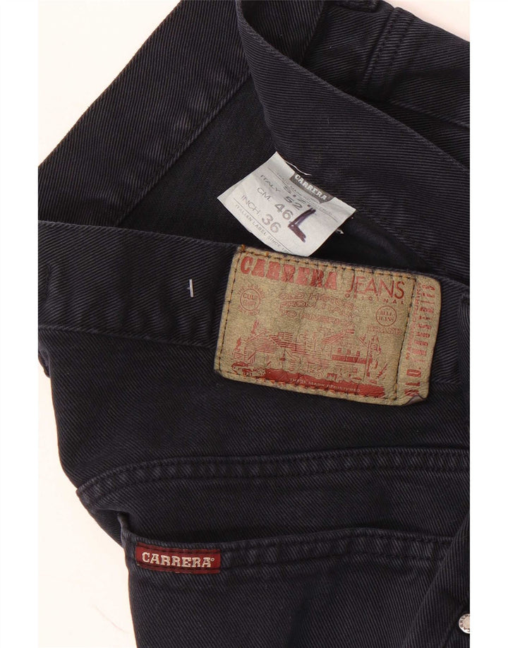 Carrera Herren Straight Jeans W36 L33 Marineblaue Baumwolle