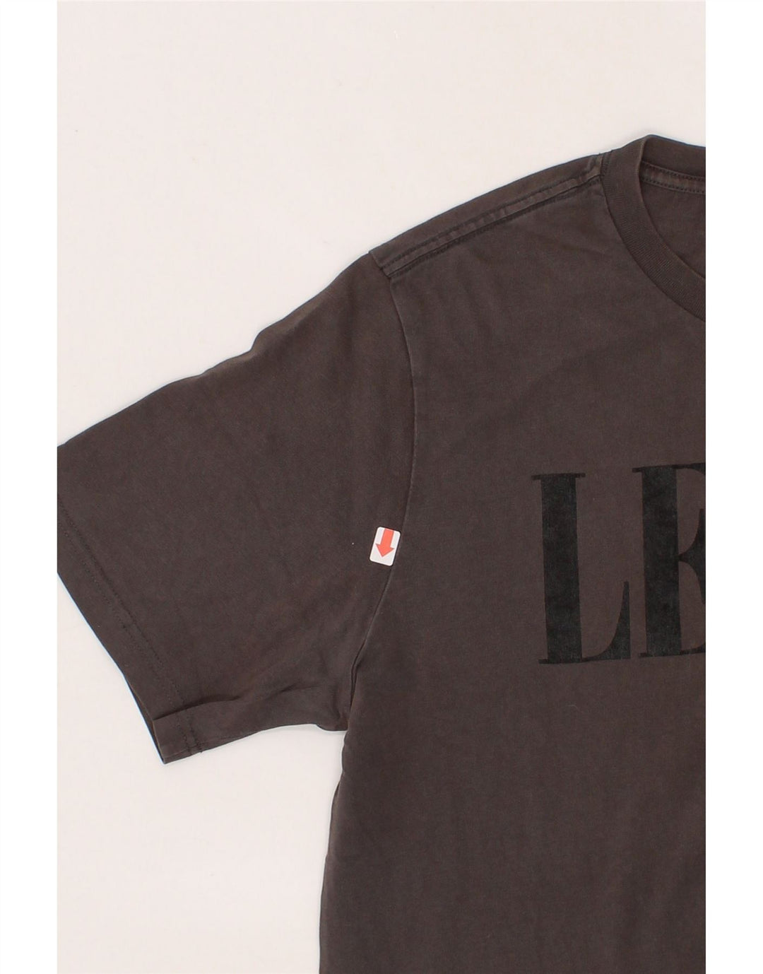 LEVI'S Mens Graphic T-Shirt Top Medium Grey Vintage Levi's and Second-Hand Levi's from Messina Hembry 