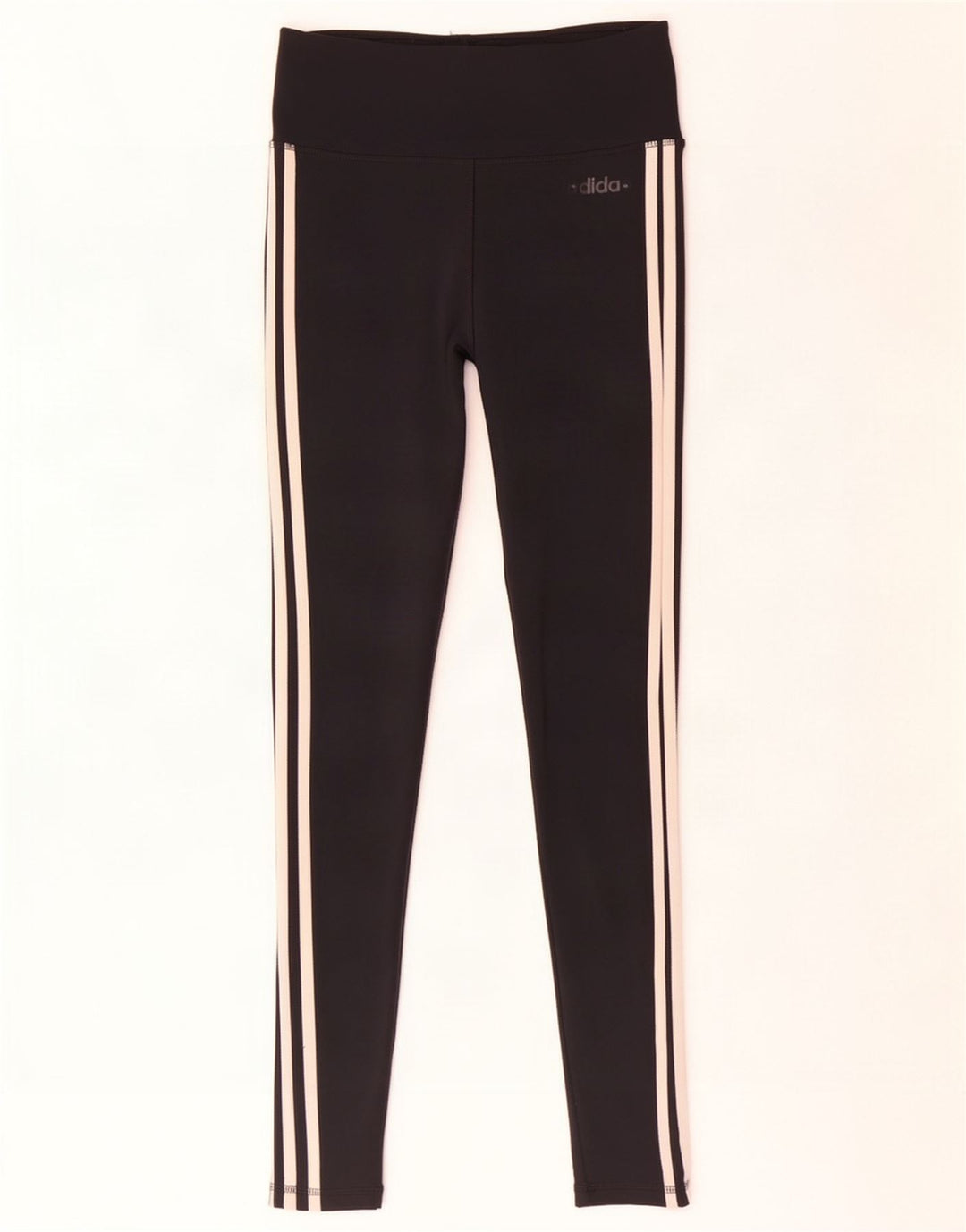 Adidas Damen Climalite Leggings UK 8/10 Small Schwarz Polyester