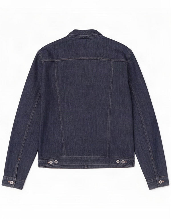 Tommy Hilfiger Herren Jeansjacke UK 40 Large Navy Blue Cotton Classic