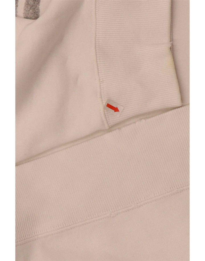 Polo Ralph Lauren Damen Grafik-Sweatshirt-Pullover UK 14 Mittelweiß