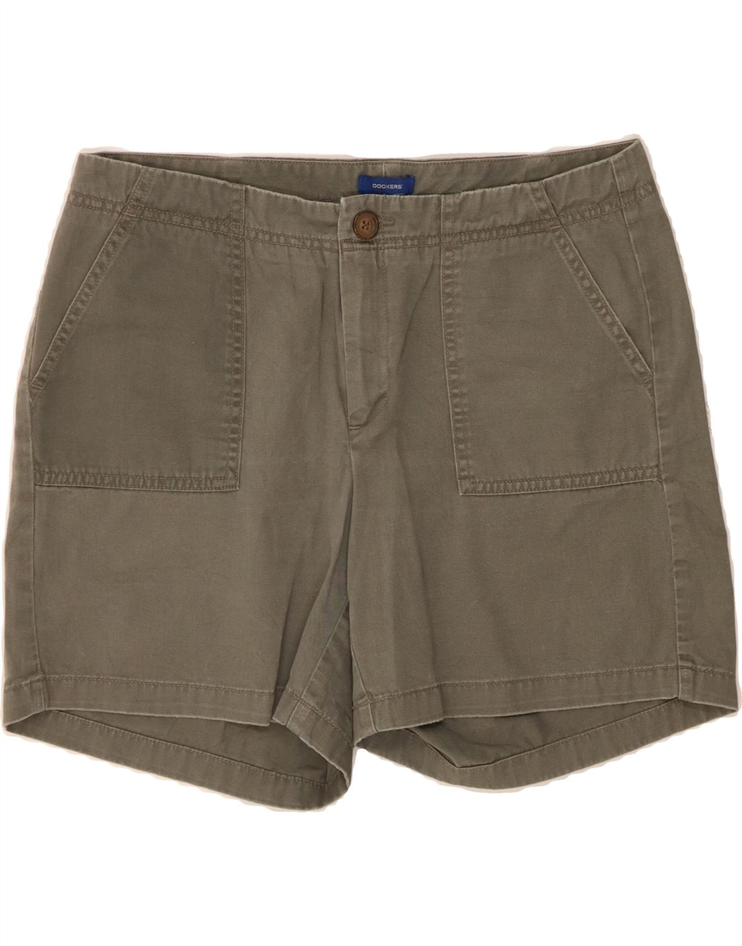 DOCKERS Womens Chino Shorts US 12 Large W32 Khaki Cotton Vintage Dockers and Second-Hand Dockers from Messina Hembry 