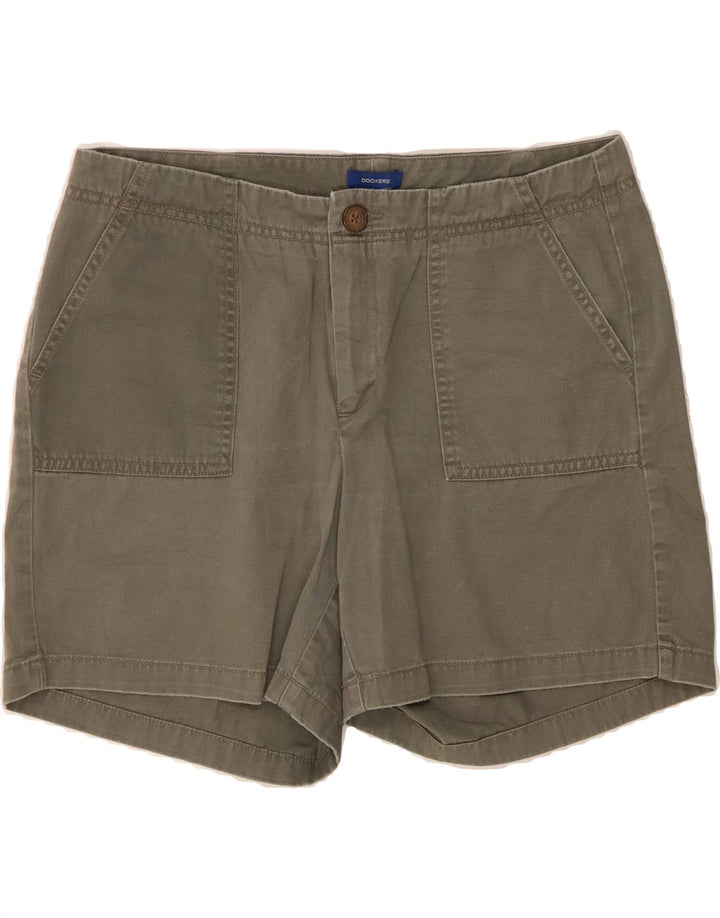 DOCKERS Womens Chino Shorts US 12 Large W32 Khaki Cotton Vintage Dockers and Second-Hand Dockers from Messina Hembry 