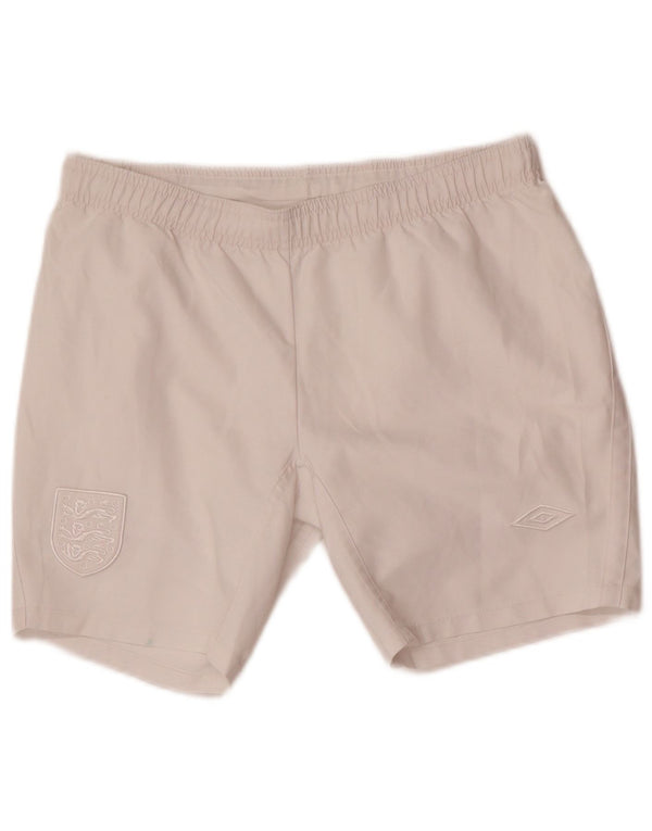 Umbro England-Sportshorts für Jungen, 11–12 Jahre, weißes Polyester