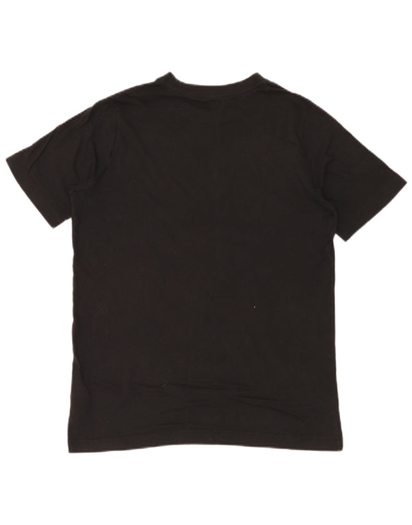 Nike Jungen-T-Shirt mit Standard-Passform und Grafik, 13–14 Jahre, XL, schwarze Baumwolle