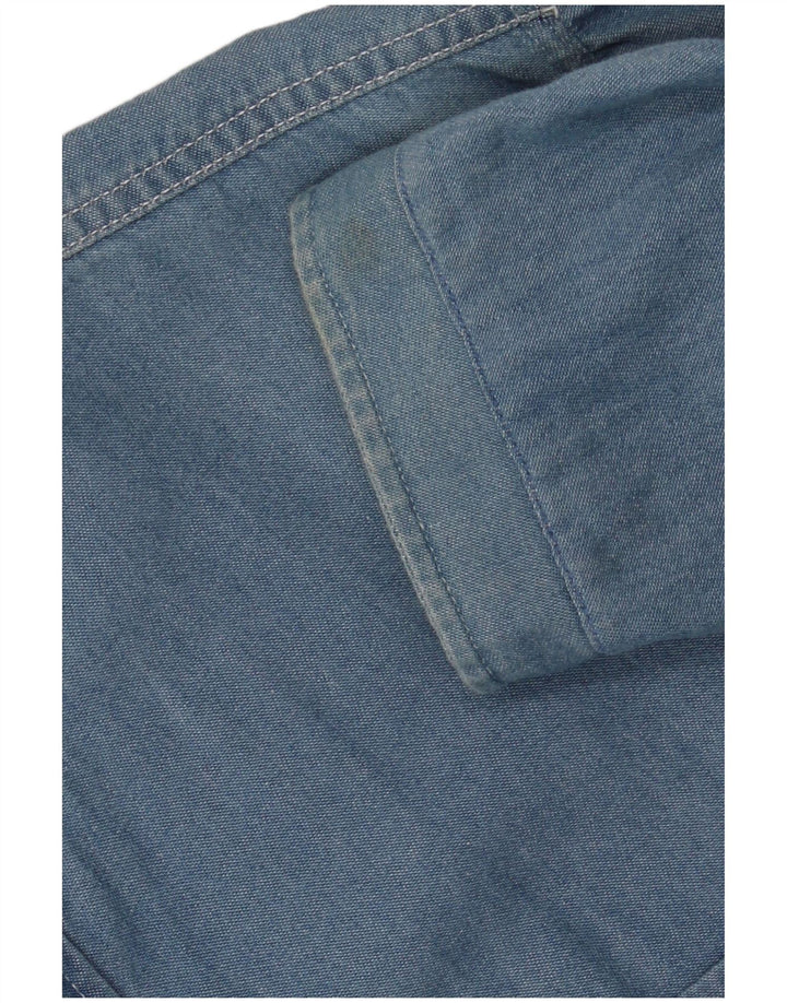 AMERICAN RAG Herren Jeanshemd 3XL Blaue Baumwolle