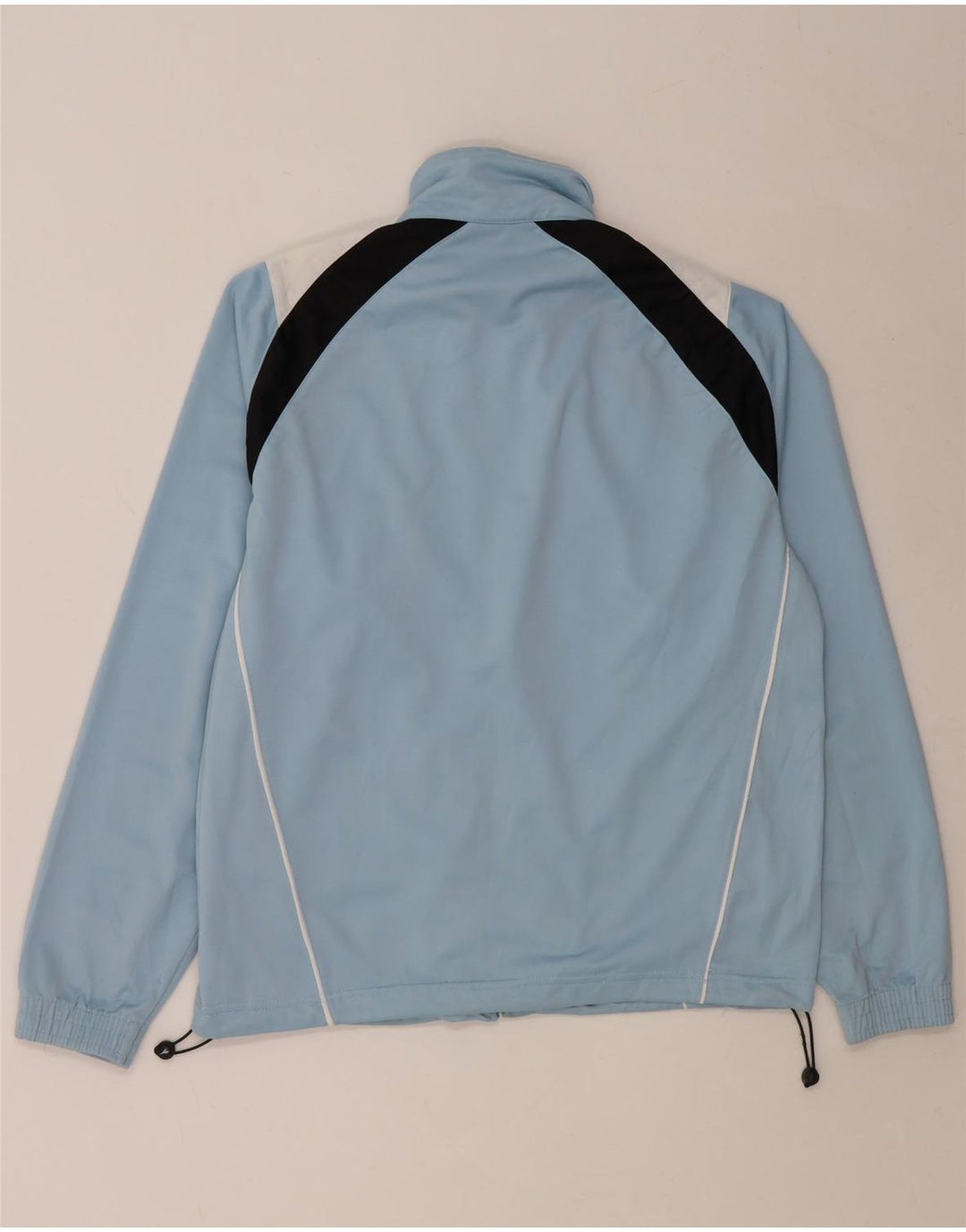 DIADORA Herren-Trainingsanzugoberteil, UK-Größe 38, mittelblaues Colourblock-Polyester