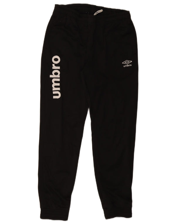Umbro Mens Graphic Tracksuit Trousers Joggers Small  Black
