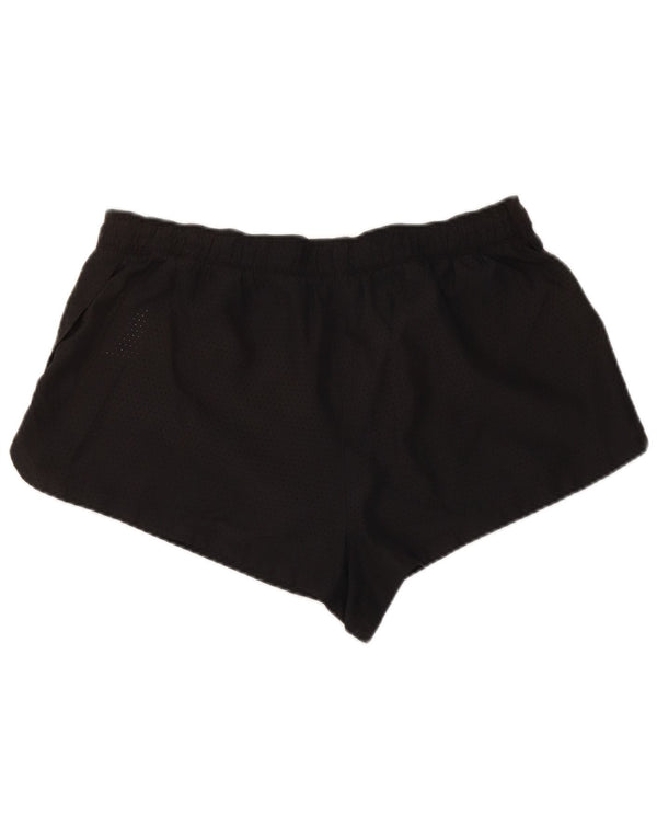 Nike Damen Dri Fit Sport Shorts UK 16 Large Schwarz Polyester