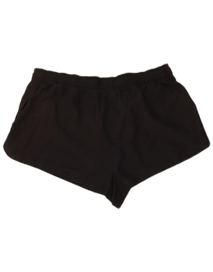 Nike Damen Dri Fit Sport Shorts UK 16 Large Schwarz Polyester