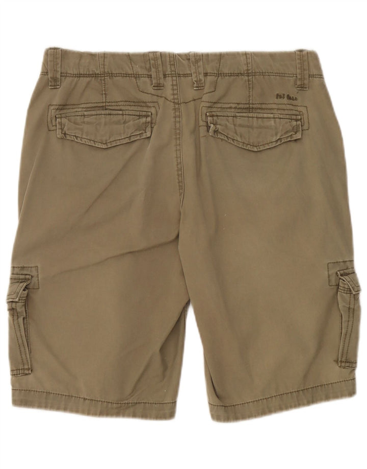 Fat Face Damen Cargoshorts UK 12 Medium W32 Khaki Baumwolle