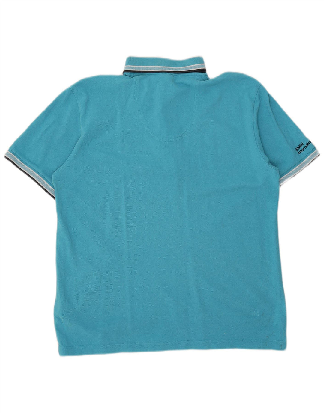 Hugo Boss Herren-Poloshirt, große blaue Baumwolle