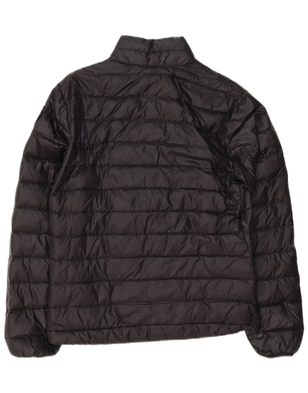 Blauer Herren Wattierte Jacke UK 38 Medium Schwarz Polyester