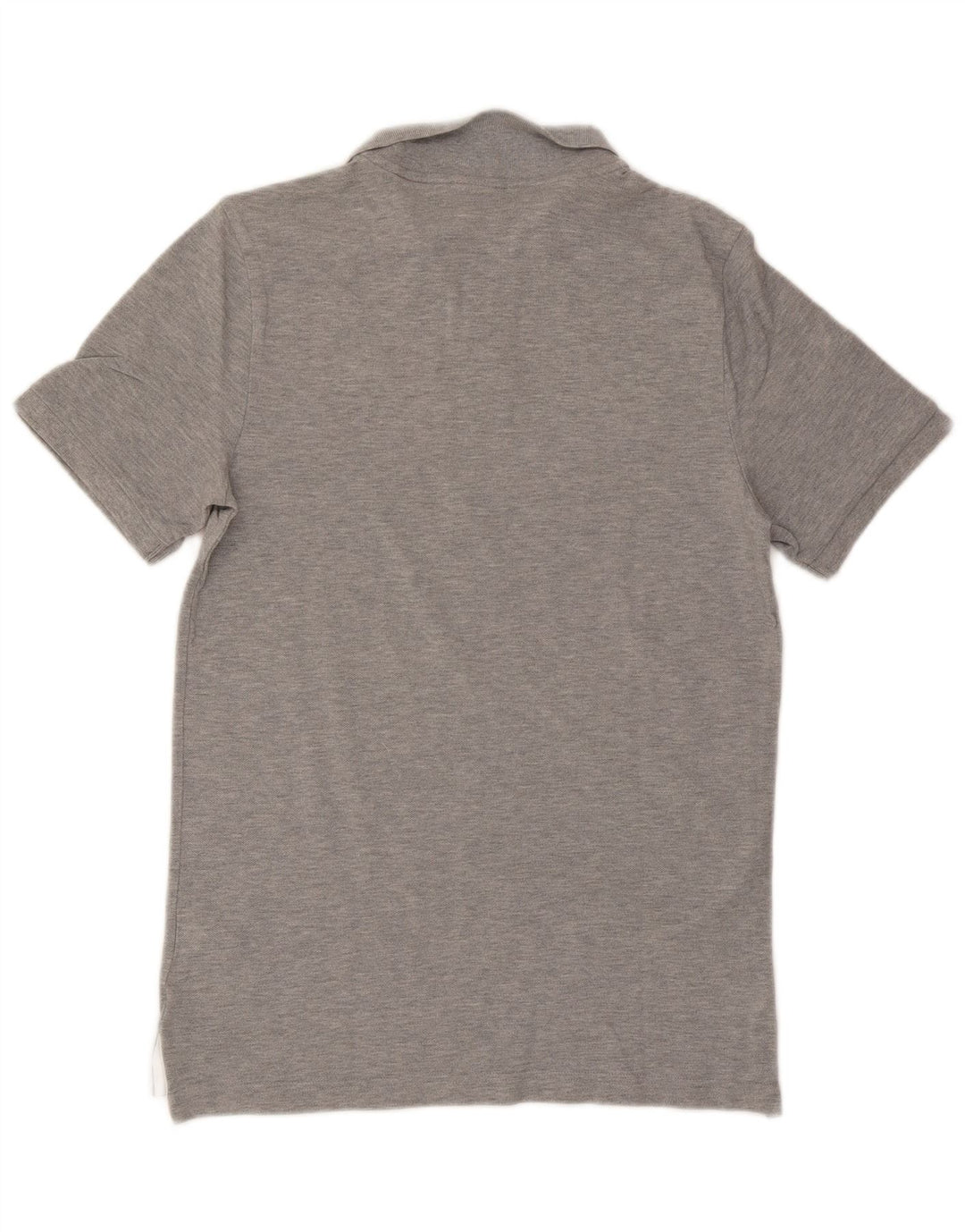 Nike Herren-Poloshirt, klein, grau gefleckte Baumwolle