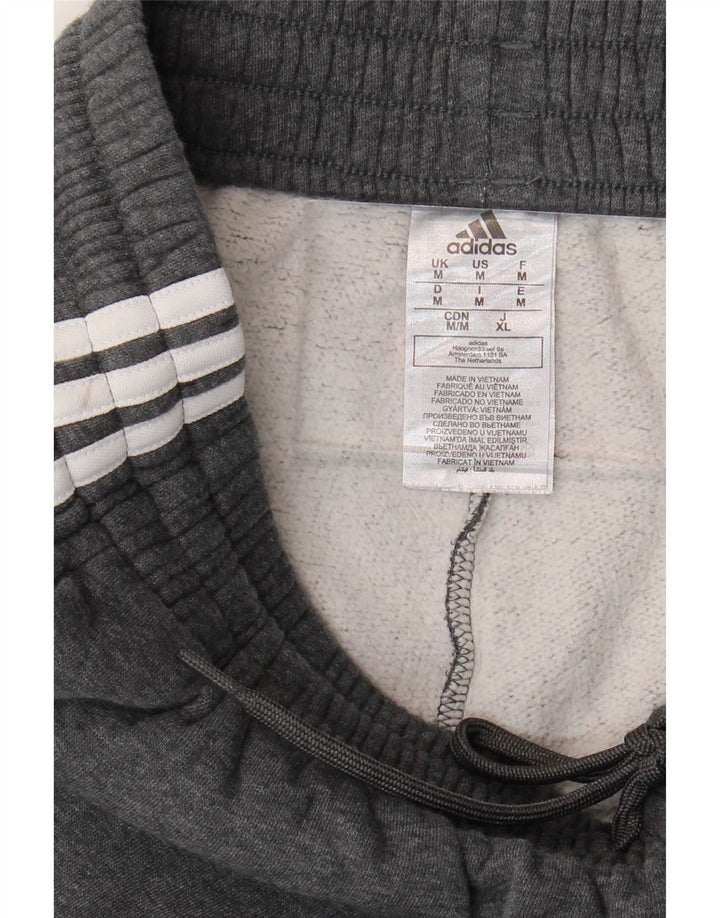ADIDAS Herren-Trainingshose aus mittelgrauer Baumwolle