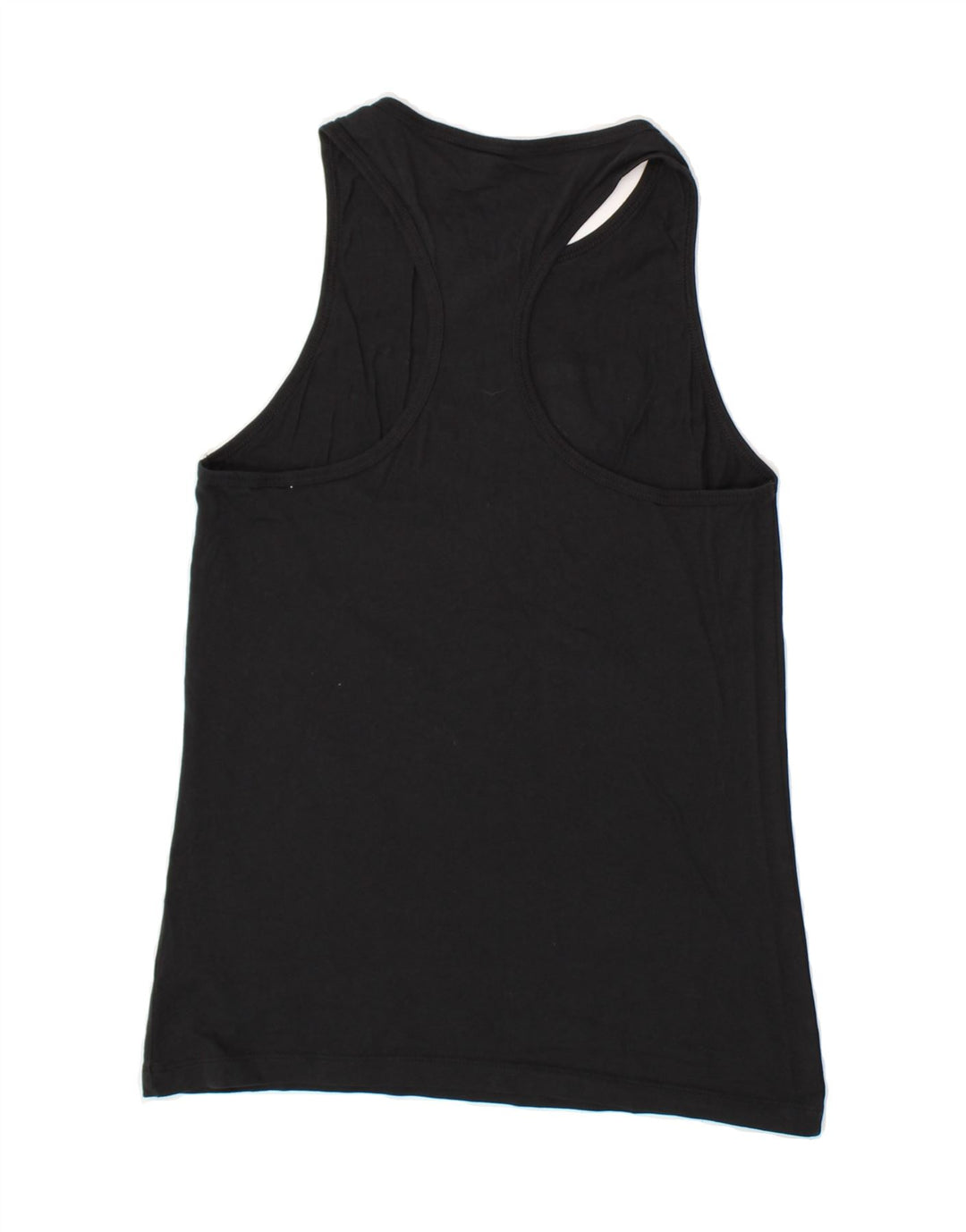 REEBOK Womens Graphic Vest Top UK 8/10 Small Black Cotton Vintage Reebok and Second-Hand Reebok from Messina Hembry 