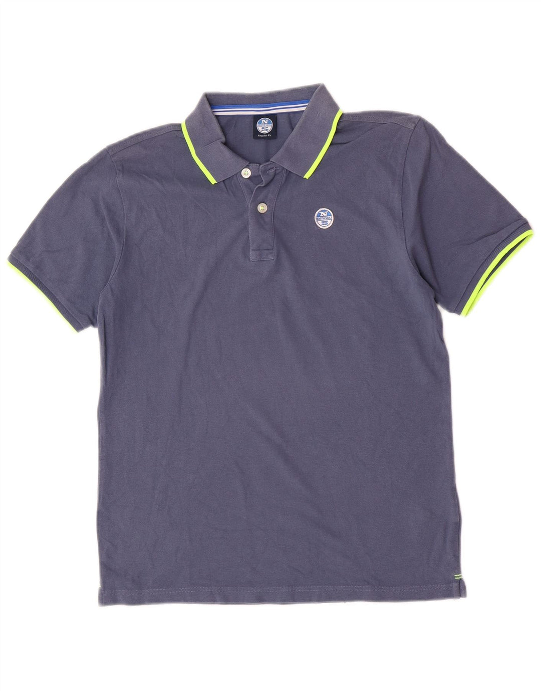North Sails Herren-Poloshirt mit normaler Passform, XS, Marineblau, Baumwolle