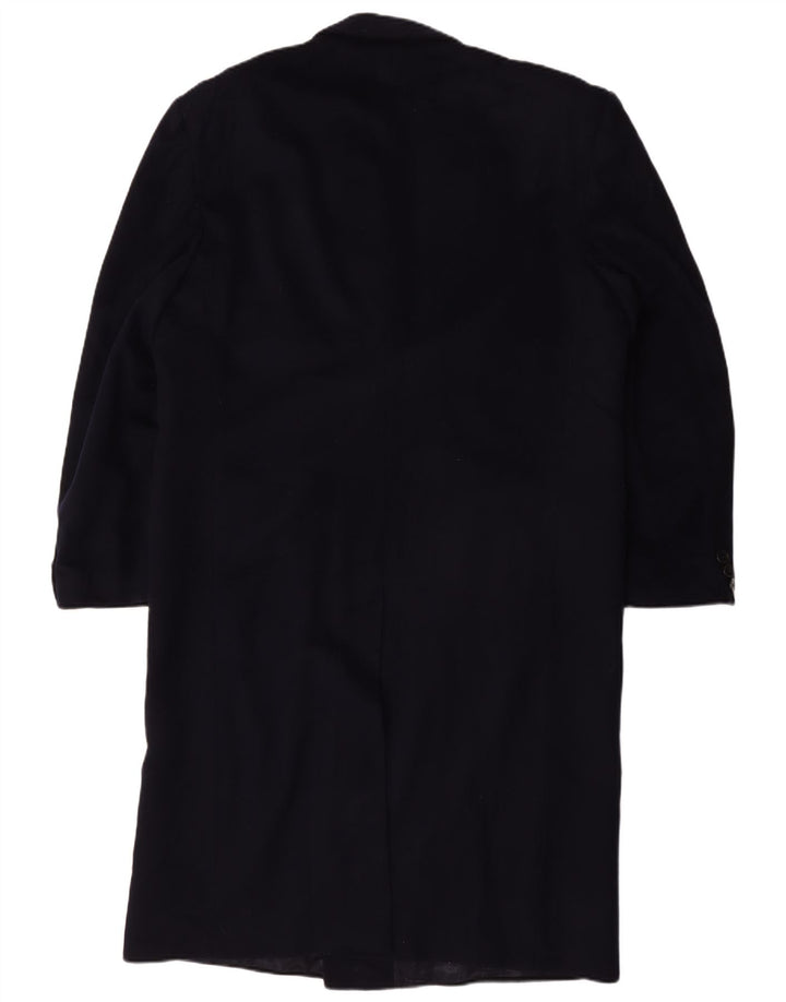 Marzotto Herren Principe Zweireihiger Mantel IT 50 Large Marineblau