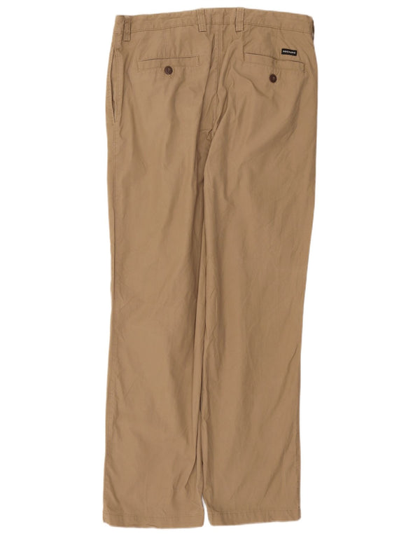 DOCKERS Herren-Chinohose mit klassischer Passform und Pegged, W36 L34, beige Baumwolle