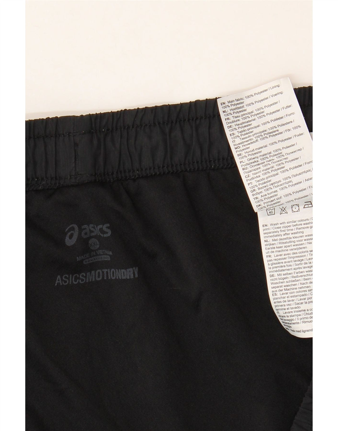 ASICS Herren Sportshorts 2XL Schwarz Polyester