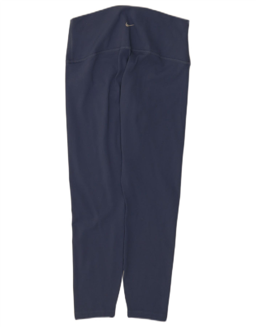 Nike Damen Dri Fit Leggings UK 14 Large Marineblau Polyester