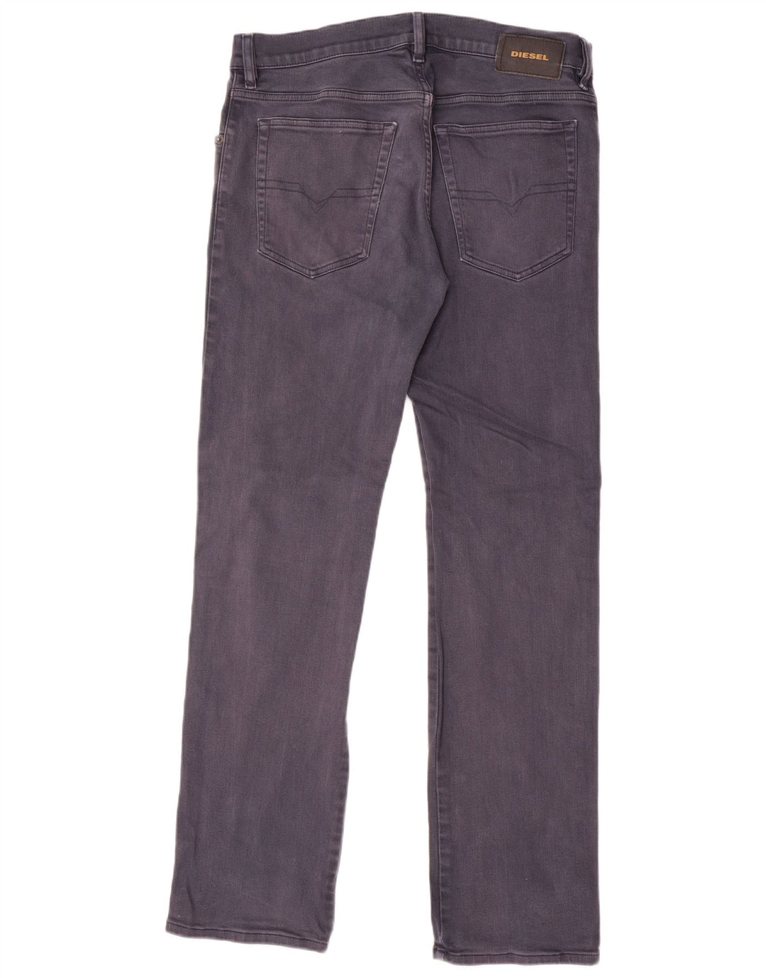 Diesel Herren D-Mihtry Straight Jeans W32 L32 Graue Baumwolle