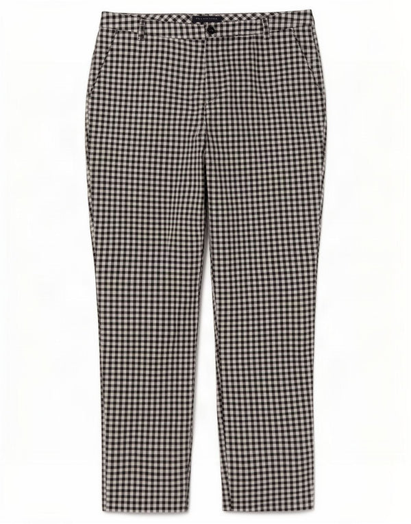Marks & Spencer Damen Freizeithose UK 14 Large W36 L28 Black Gingham
