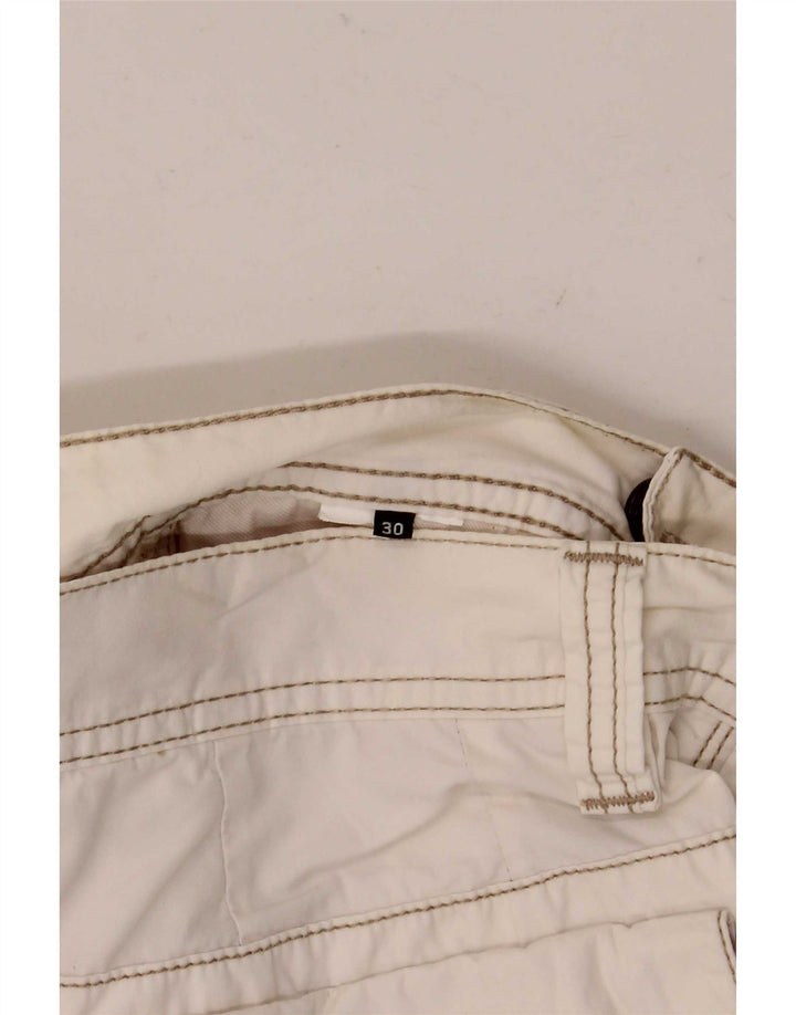 Murphy & Nye Herren Cargoshorts W30 Mittelweiß