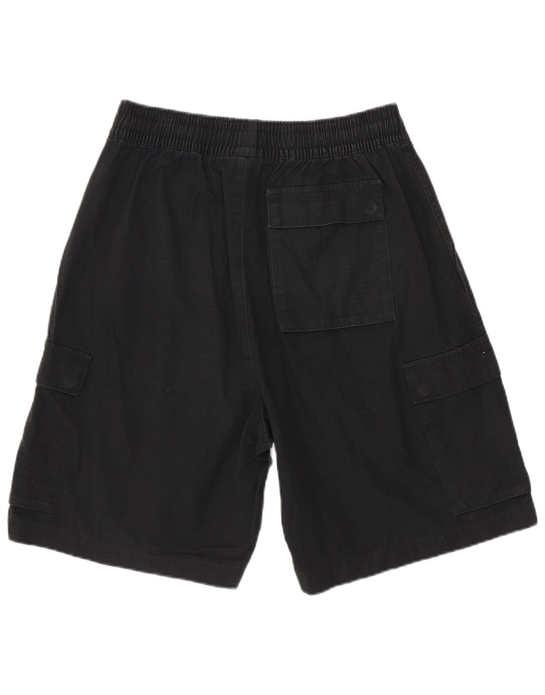 Nike Herren-Cargoshorts, Größe S, W27, schwarze Nadelstreifen-Baumwolle