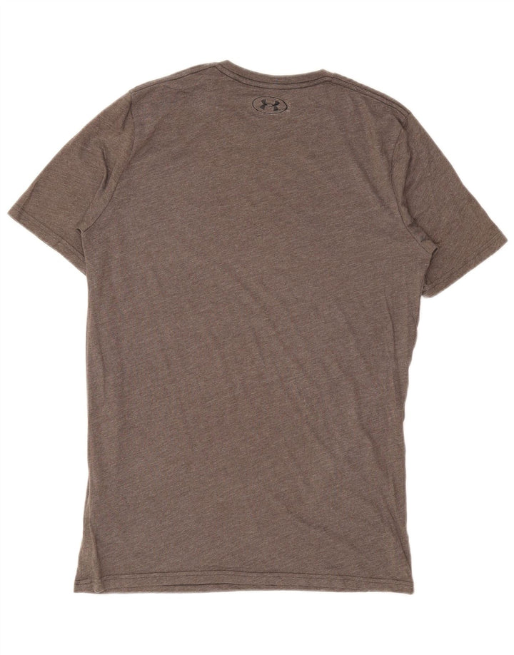 Under Armour Herren-T-Shirt mit Grafik, Größe S, Grau, Baumwolle