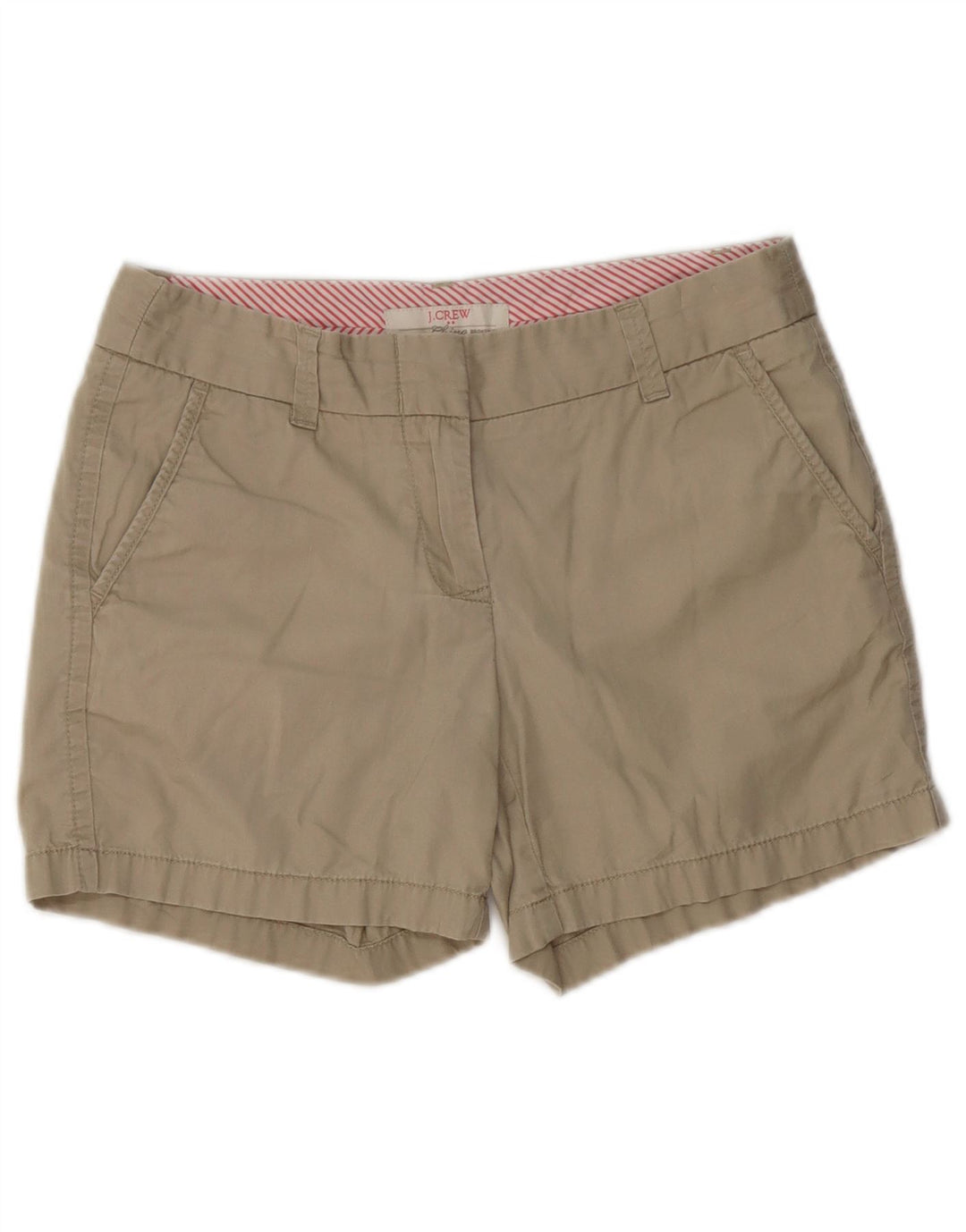 J. CREW Damen Chino-Shorts US 0 XS W28 Beige Baumwolle