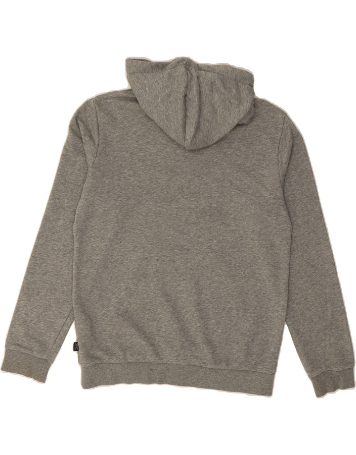 PUMA Boys Graphic Hoodie Jumper 13-14 Years Grey Polyester Vintage Puma and Second-Hand Puma from Messina Hembry 