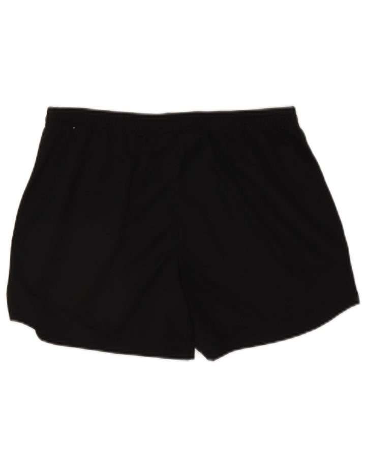 Nike Damen Dri Fit Sport Shorts UK 12 Medium Schwarz Polyester