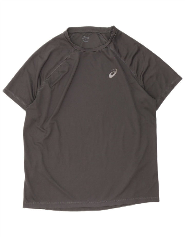 Asics Herren T-Shirt Top Large Grau Polyester