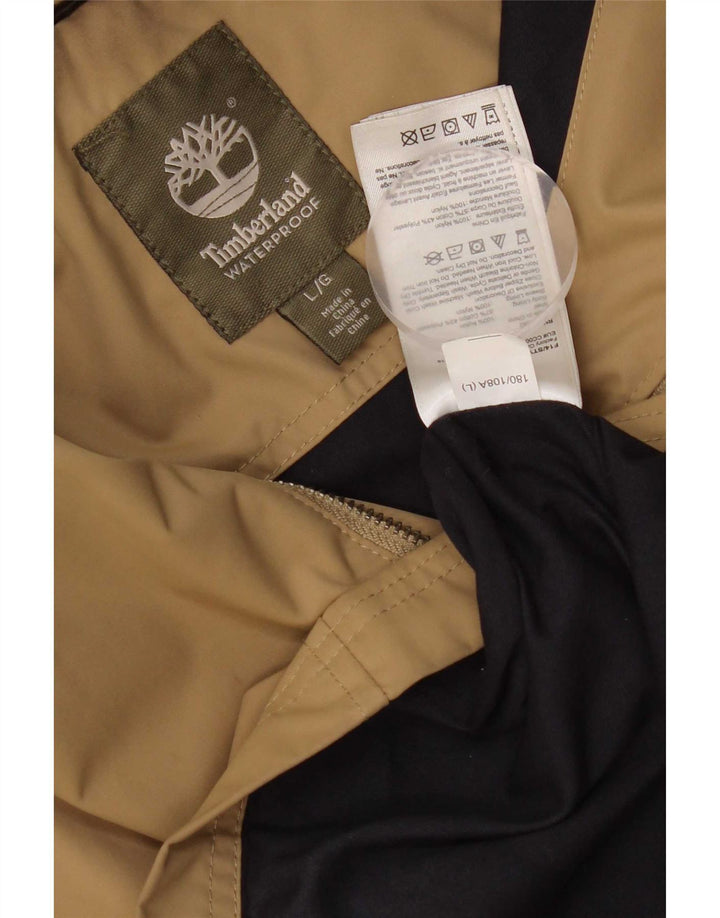 TIMBERLAND Herren-Utility-Jacke UK 40 Large Beige Nylon